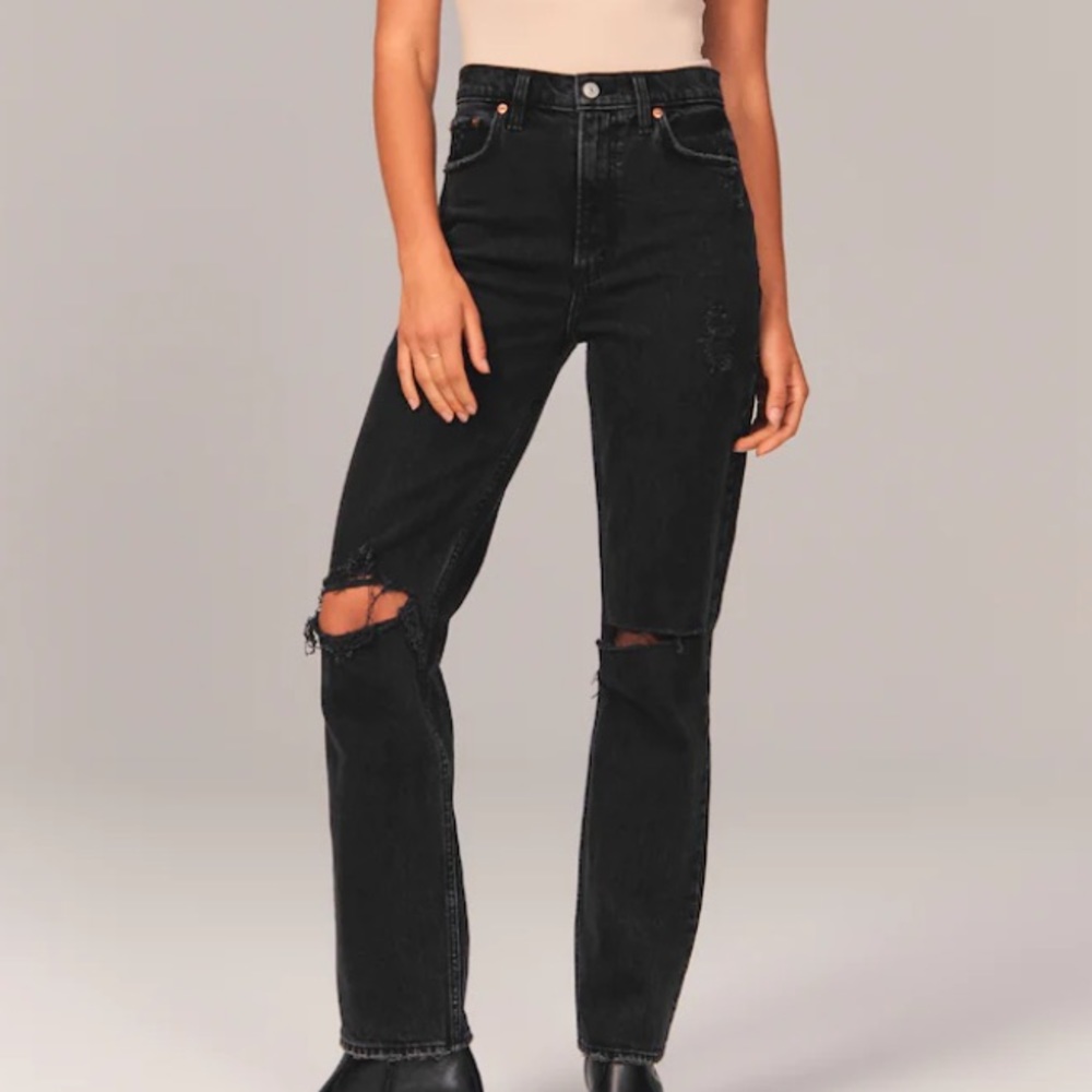 Abercrombie & Fitch 90s Ultra High Rise Straight